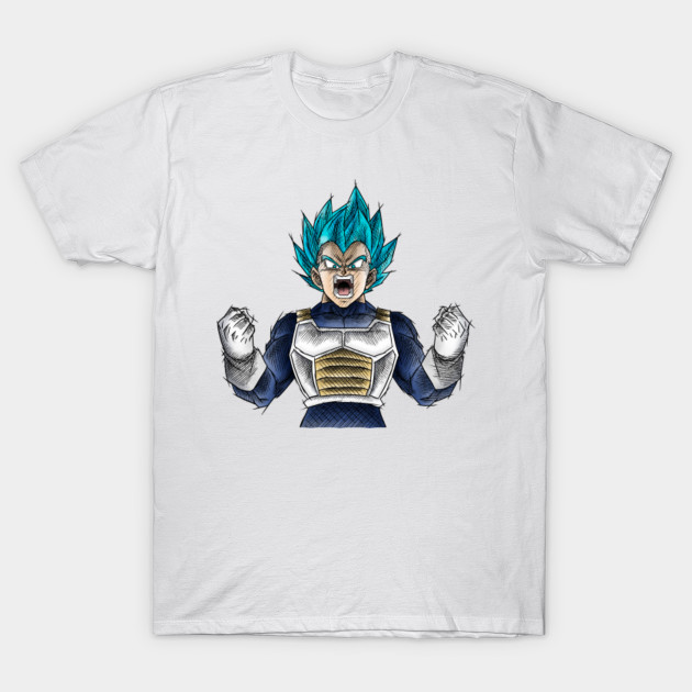 Vegeta, Super Saiyan God Drawing - V2